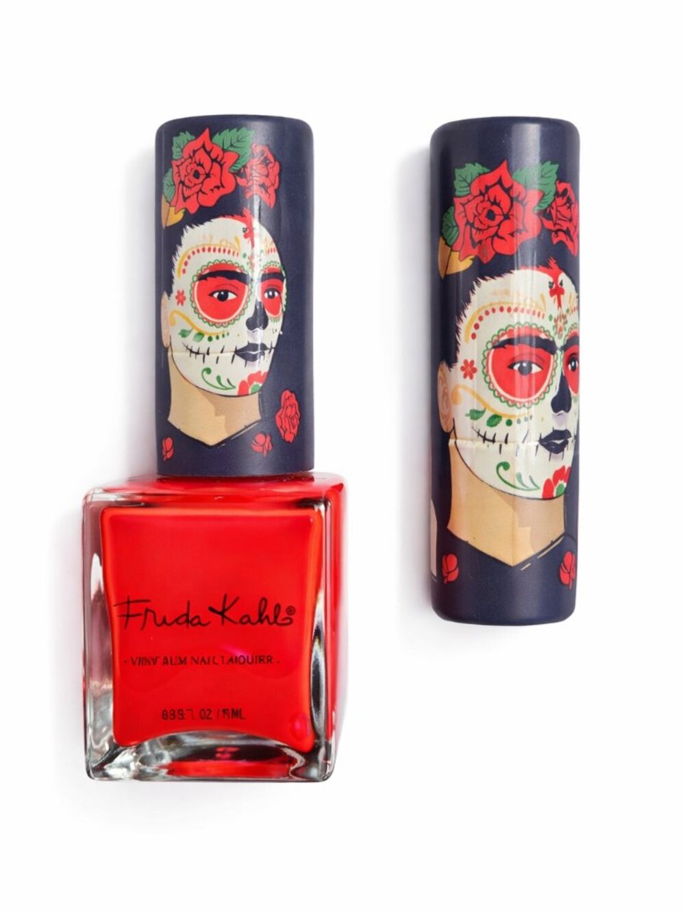 Frida Kahlo Viva La Vida Lipstick & Red Nail Polish Set